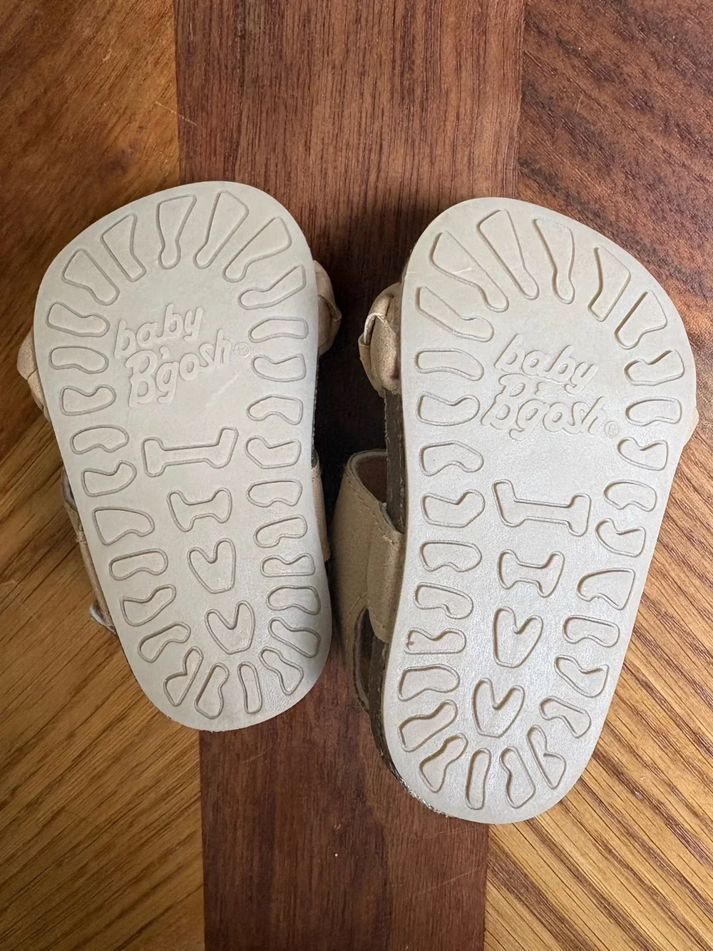 Baby B’gosh Baby Girl Brown Braided Sandals size 3
